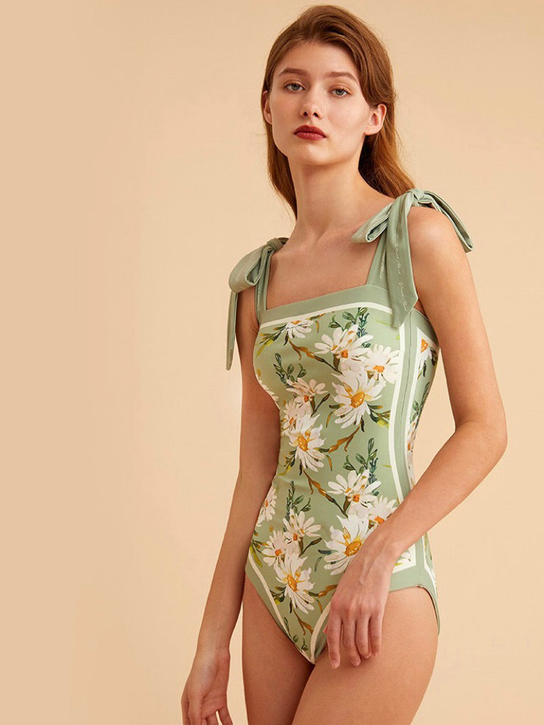 Premium Quality 2-side Print Jumpsuit Swimwear