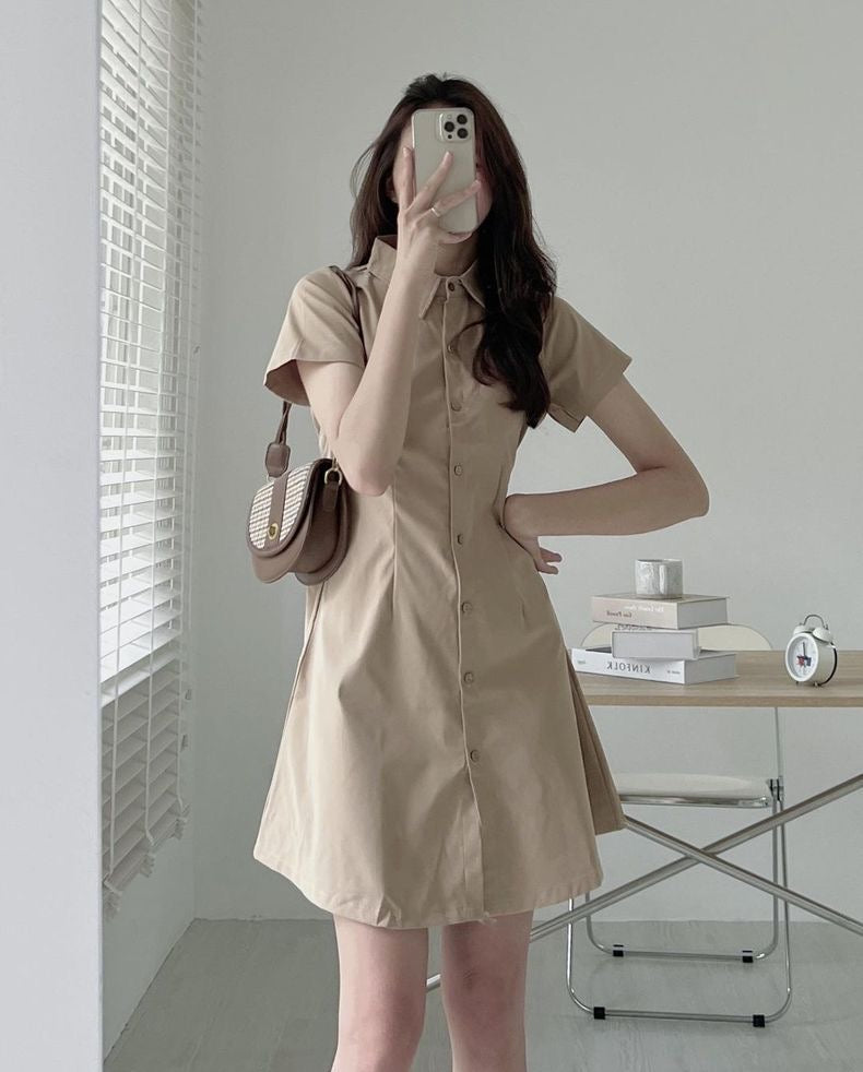 Button Down Polo Shirt Dress