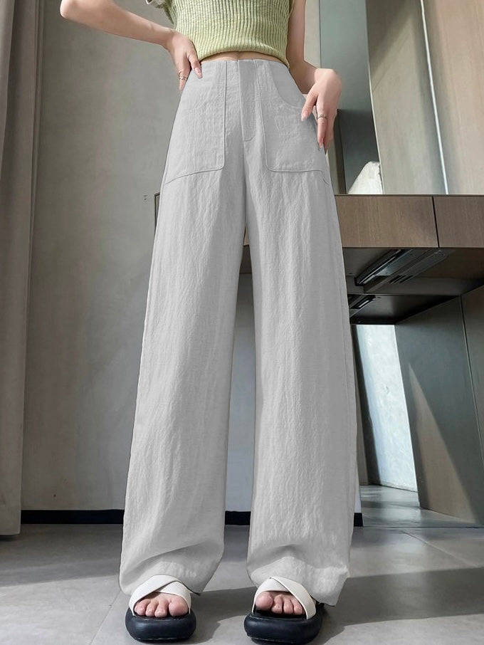 Side Pocket Back Garter Pants