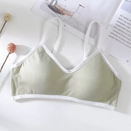 Colorful Sports Bra Yoga Bralette Pure Cotton with Pad Seamless