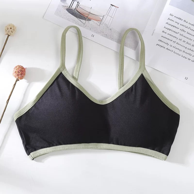 Colorful Sports Bra Yoga Bralette Pure Cotton with Pad Seamless