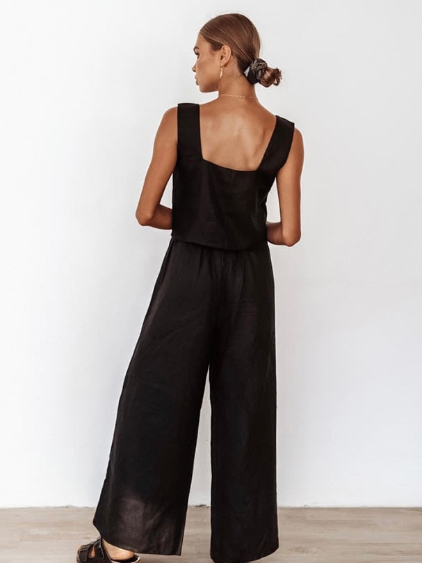 Sleeveless Top & Pants Terno