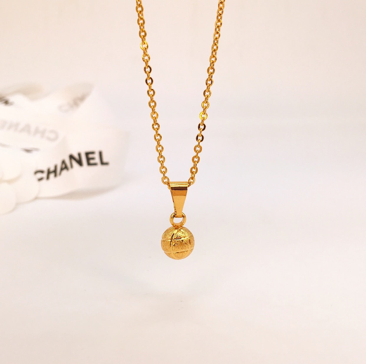 Class A 24K Bangkok Gold Heart / Ball / Virgin Mary Necklace